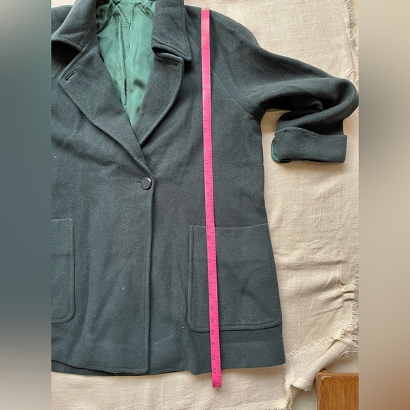 SOLD ❌ Emerald Green Overcoat - Picture 8 of 9